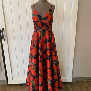 Keepsake Red Floral Dress